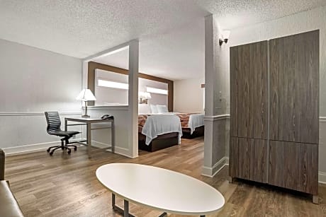 2 Double Beds, Suite, Nonsmoking, Accessible