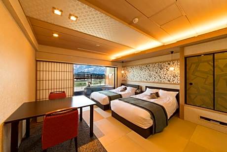 Non-Smoking - Japanese-Style Modern Twin Room with Bed No View