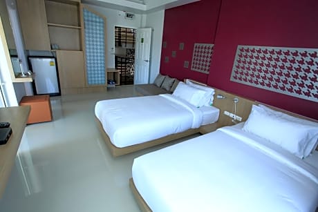 Triple - 1 Double Bed + 1 Single Bed