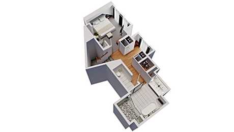 Duplex King Apartment with Sofa Bed