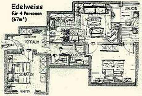 Apartment with Mountain View