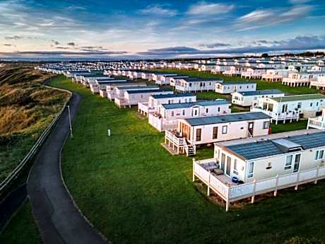 Sea View by the beach at Crimdon Dene Holiday Park