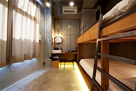 Standard Room (Two Double Beds) with Shared Kitchen - Non-Smoking - No Cleaning for Consecutive Night Stays