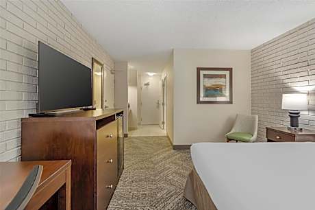Queen Room with Roll-In Shower - Mobility Accessible/Non-Smoking