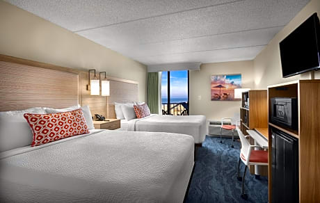 Premium Room with Two Queen Beds - Ocean View