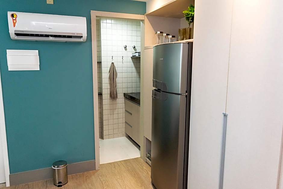 2703 Flat Beira Mar Av Boa Viagem com Cozinha