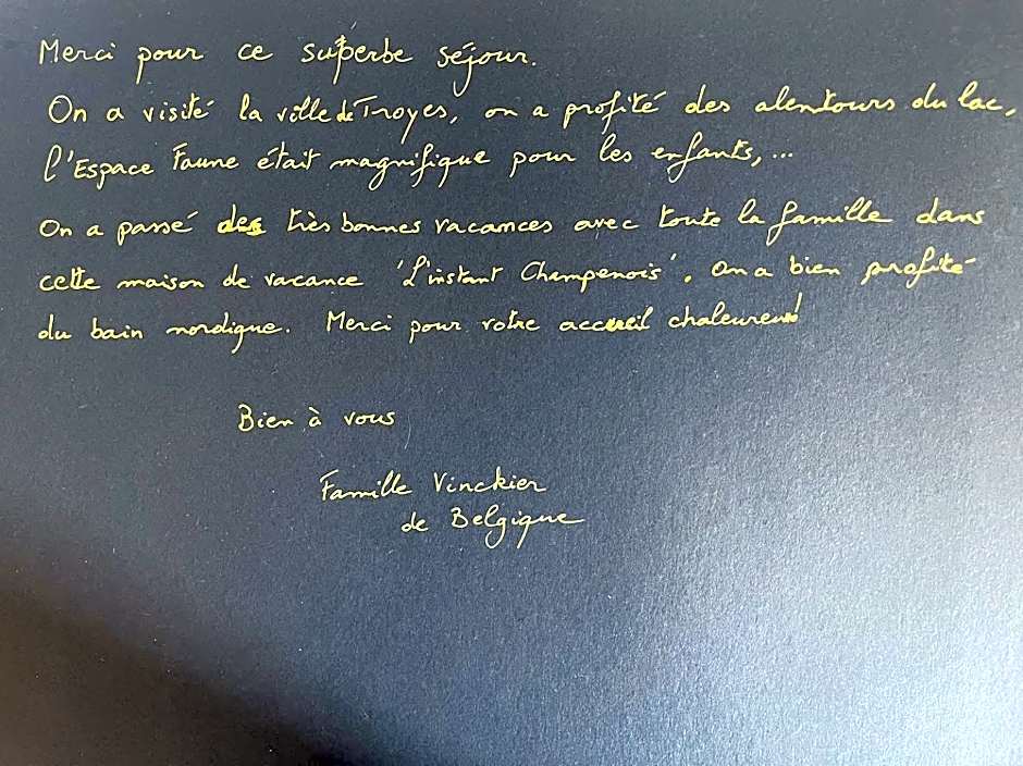 Gite L'Instant Champenois