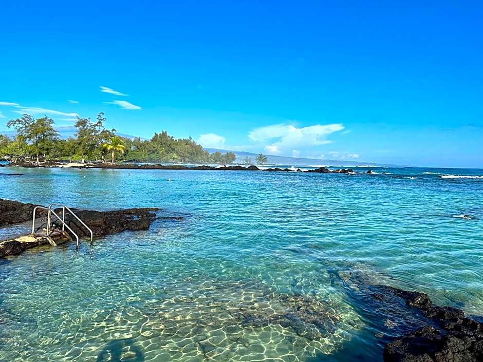 Ocean view Mauna Loa Shores Kai Ekahi #201 next to Carlsmith Beach Park Hilo HI