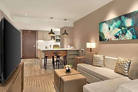 Kitchen Studio Two Twin Beds - With Sofa Bed