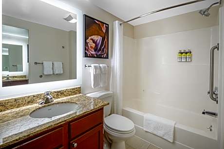 1 Queen Studio Suite Communications Accessible