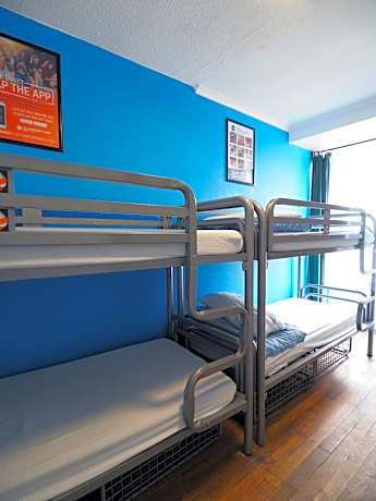 Bed in 4-Bed Mixed Dormitory Room with Shared External Bathroom