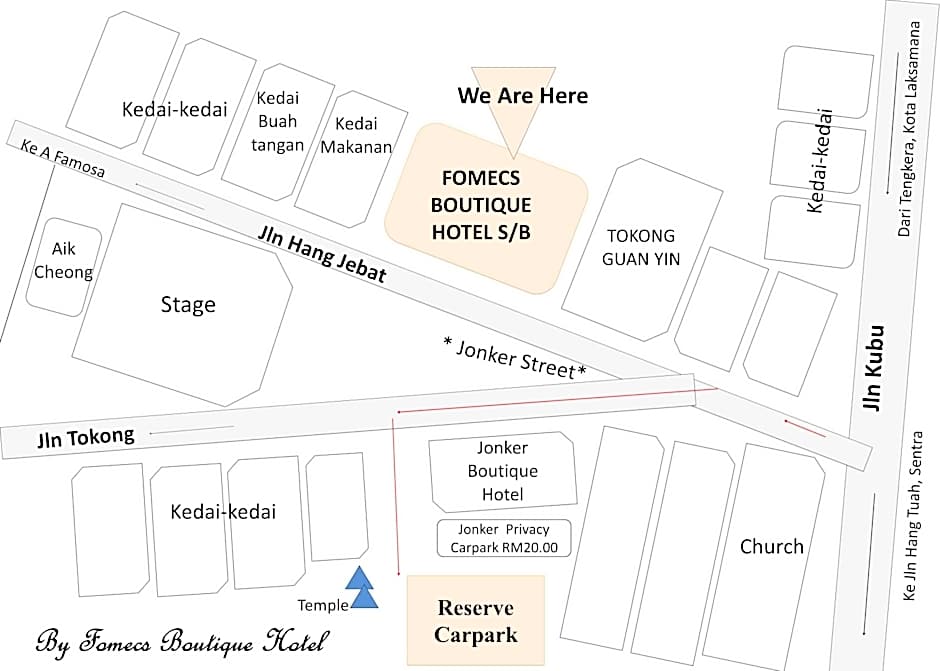 Fomecs Boutique Hotel, Jonker Street