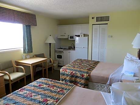 Efficiency Double Room with Two Double Beds - City View/Non-Smoking