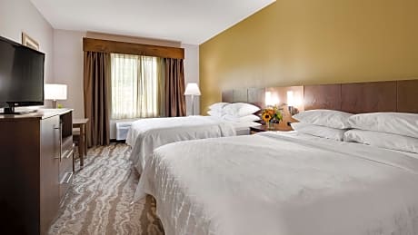 2 Queen Beds, Non-Smoking, Microwave And Refrigerator, Work Desk, Wi-Fi, Full Breakfast