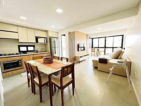 Incrível apartamento à 200m da praia