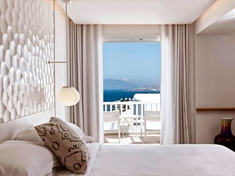 Artemis Deluxe Double Room with Side Sea View