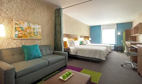 2 Queen Beds Studio Nonsmoking