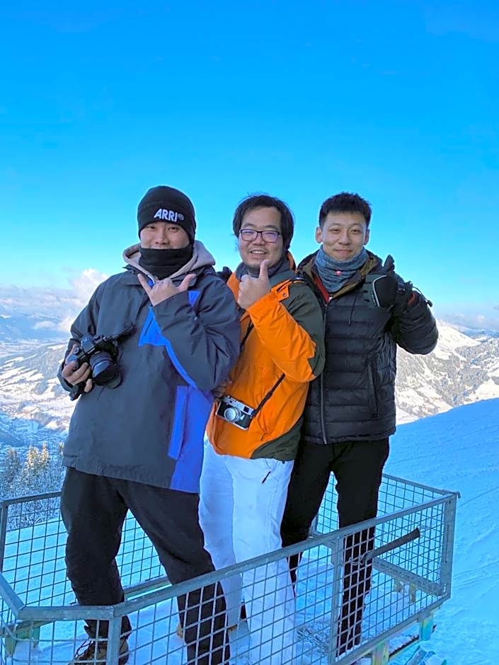 Hocheckhuette On Top of the Kitzbuehel Hahnenkamm Mountain