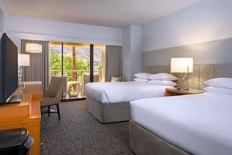 Queen Room with Two Queen Beds with Pool View and Balcony - Allergy Friendly (No Resort Fees)