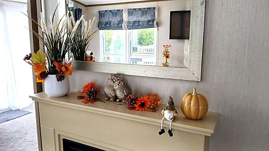 Couples Break Bluebell Luxury Lodge Skegness at Southview with pond view