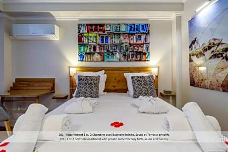 One or Two bedroom Apartment with Spa Bath, Sauna and Terrace