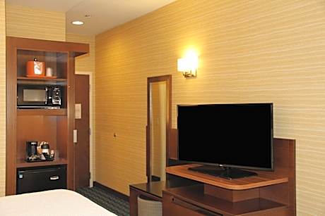 King Studio with Sofa Bed and Roll-in Shower - Mobility and Hearing Accessible