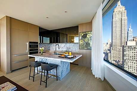 Fifth Avenue Penthouse, 2 Bedroom Residence, Bedroom 1: 1 King, Bedroom 2: 2 Double, High floor