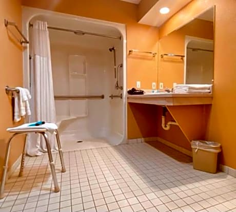 King Suite with Roll-In Shower - Mobility/Hearing Accessible - Non-Smoking