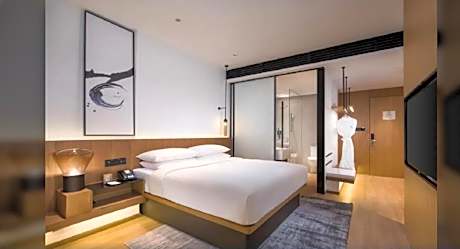 Superior, Guest room, 1 King, North Station view, City view