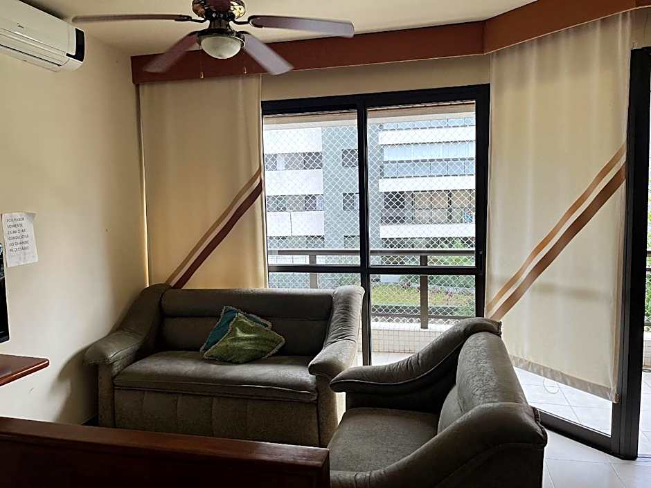 RIVIERA: M6 PRAÇA DAS ARTES 24 Duplex, Perto da Praia, Vista para as Piscinas, 3Dorms+Sala Íntima, 2½Banh, 2Gar, Ar+Ventiladores, Wi-Fi, Tela de Proteção, Varanda com Churrasqueira Ecológica, até 8-9Hóspedes