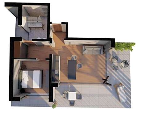 Apartment with Lake View