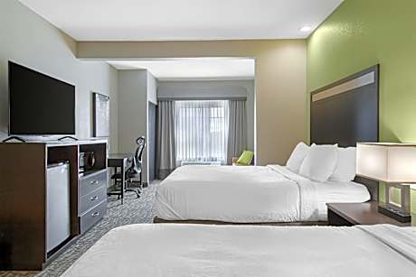 Queen Suite with Two Queen Beds and Sofa Bed