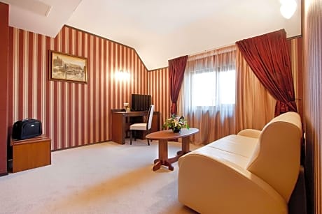 Suite-1 King Bed, Junior Suite, Air-Conditioned, Shower, Cable Tv, Lcd Flat Screen Television, Mini 