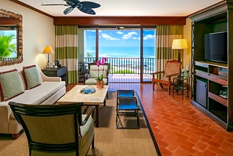 1 Bedroom Suite, 1 King, Bathrooms: 1.5, Ocean View, Balcony