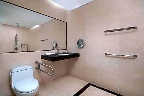 Club Room, 1 King Bed, Smoking, City View