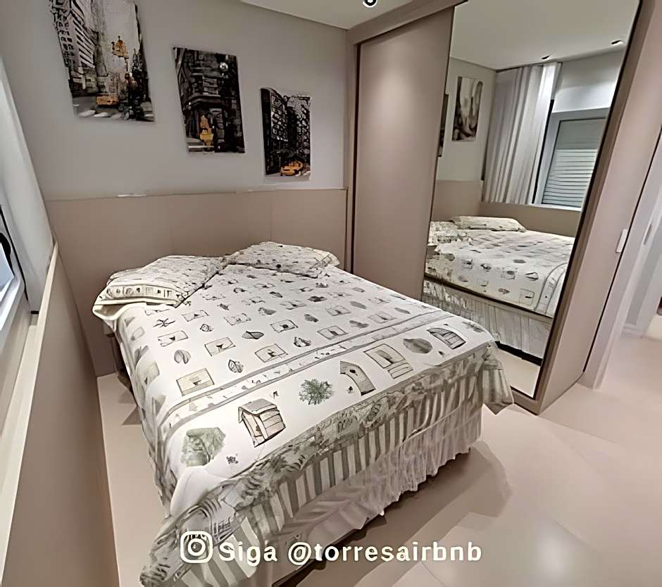 Apto 02 quartos | Ar | 500mts do mar | Aceita Pet