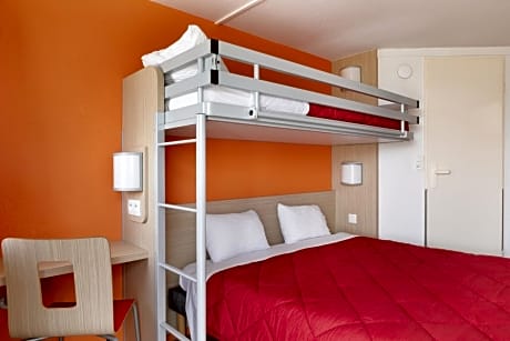 Triple Room (1 Double Bed + 1 Bunk Bed)