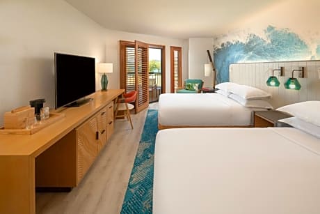 Queen Room with Two Queen Beds and Ocean View