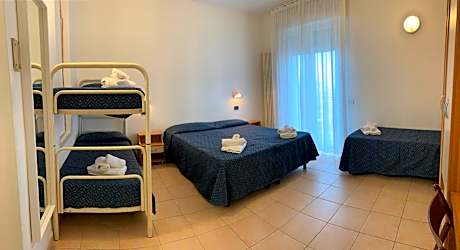 Quadruple Room with Balcony