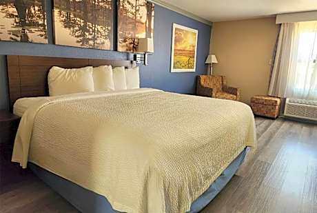 King Room with Roll-In Shower - Mobility/Hearing Accessible - Non-Smoking