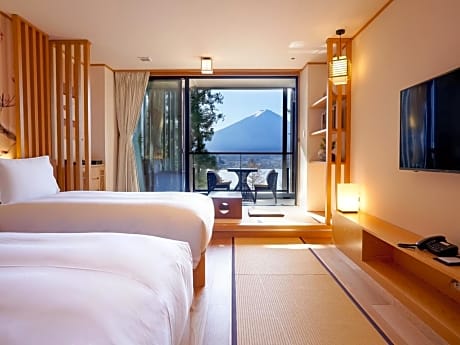 Kumonoue Fuji Hotel Premium room - Mt Fuji view with open-air bath