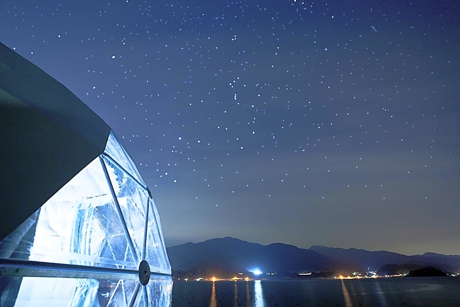 ITOSHIMA SDGs Village Chikyu MIRAI -海の大パノラマ-全室オーシャンビューのドームテント