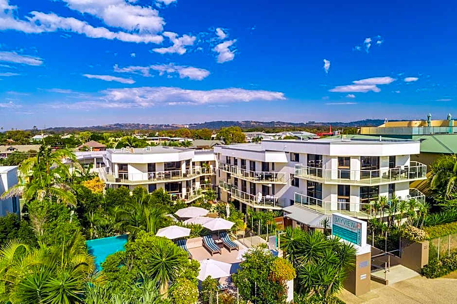 Bayview Beachfront Apartments- in town right on the beach