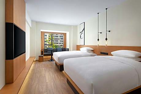 Standard, Guest room, 2 Double, City view