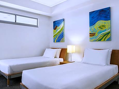 Two-bedroom pool view apartment