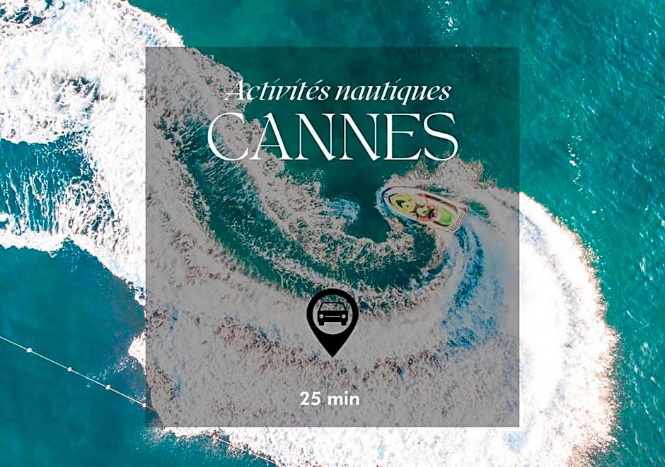 Suite Nymphéalove - Parking - Piscine - Jacuzzi - 50 m2 - CapitalChic Services Peymeinade