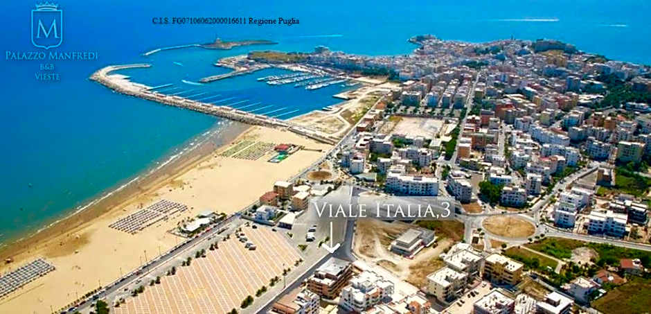 B&B Palazzo Manfredi Vieste, Fronte mare con Parcheggio