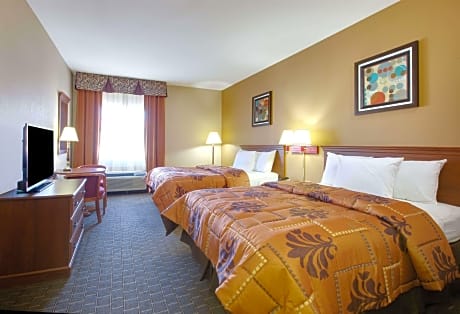 2 Queen Beds Studio Suite Non-Smoking