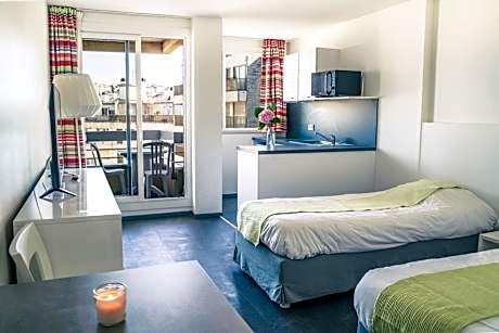 Studio City Side with Balcony