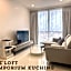 EMPORIUM,DELOFT@KUCHING(2R,3Beds,1Bath,4Pax)